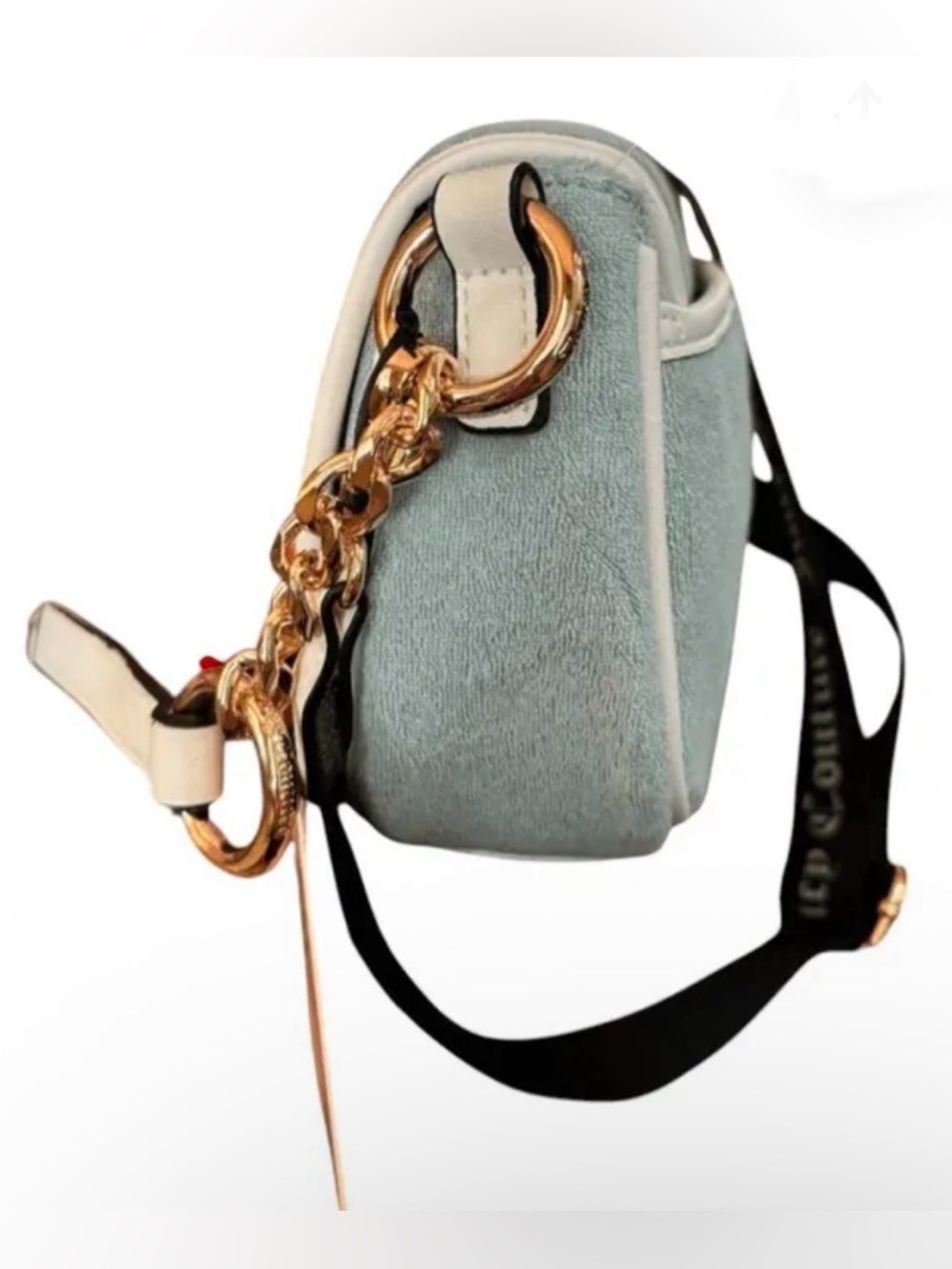 Juicy Couture Sweet and Juicy Flap Crossbody Bag - Pale Turquoise - Picture 2 of 6